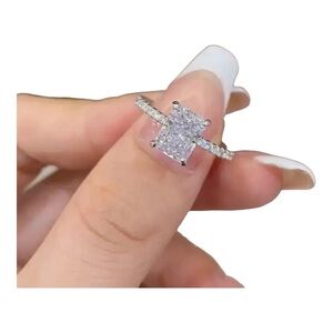 Radiant Cut Promise Ring | Size 5 💍